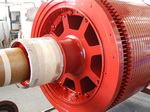 Overhaul of the rotor of the main circulating pumps motor