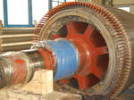 Overhaul of the rotor of the main circulating pumps motor